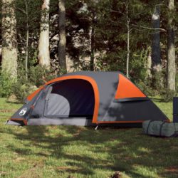 Campingtelt 1 person oransje vanntett