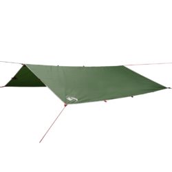 Campingpresenning grønn 360×294 cm vanntett