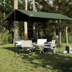 Campingpresenning grønn 360×294 cm vanntett