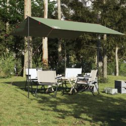 Campingpresenning grønn 360×294 cm vanntett