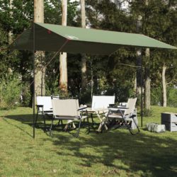 Campingpresenning grønn 400×294 cm vanntett