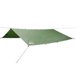 Campingpresenning grønn 500×294 cm vanntett