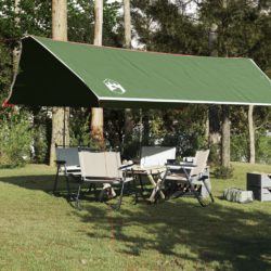 Campingpresenning grønn 500×294 cm vanntett