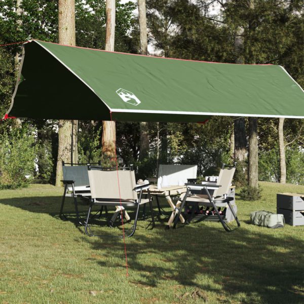 Campingpresenning grønn 500×294 cm vanntett