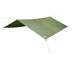 Campingpresenning grønn 420×440 cm vanntett