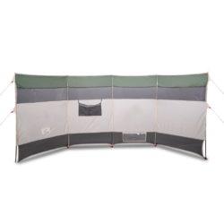 Vindskjerm for camping grønn 366x152x152 cm vanntett