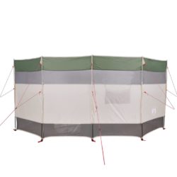 Vindskjerm for camping grønn 366x152x152 cm vanntett