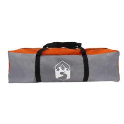 Vindskjerm for camping oransje 366x152x152 cm vanntett