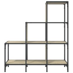 Bokhylle sonoma eik 92x30x102 cm konstruert tre