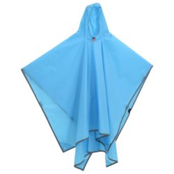 Regnponcho med hette 2-i-1 design 223×145 cm