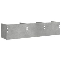 Veggskap 2 stk betonggrå 75x18x16,5 cm konstruert tre