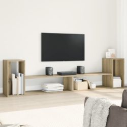 TV-benker 2 stk sonoma eik 100x30x50 cm konstruert tre