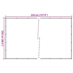 Tilhengernett 2,5×3,5 m HDPE