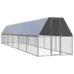 Kyllingbur 2x12x2 m galvanisert stål