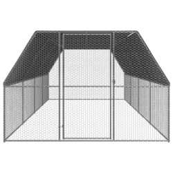 Kyllingbur 3x8x2 m galvanisert stål