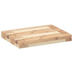 Flytende hyller 3 stk 60x30x4 cm ubehandlet heltre akasie