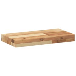 Flytende hyller 3 stk 60x20x4 cm oljebehandlet heltre akasie