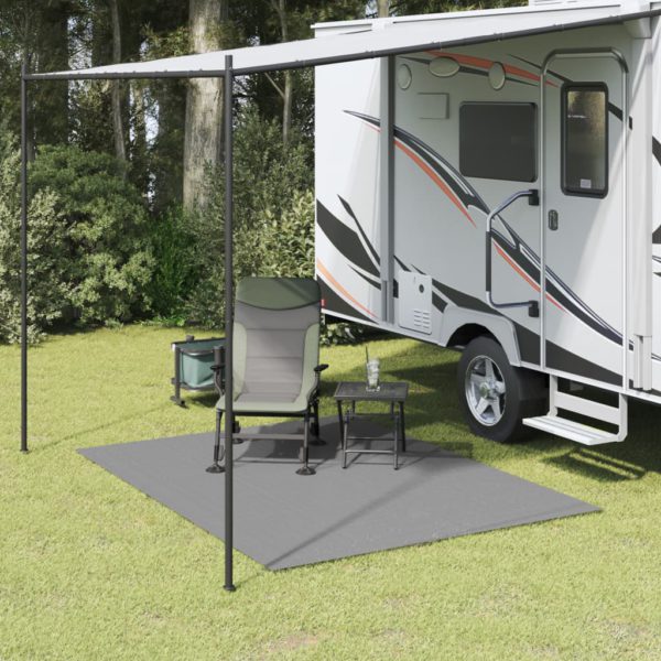 Campingmatte antrasitt 2,5×2 m