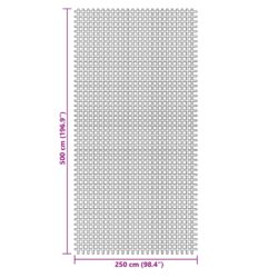 Campingmatte antrasitt 5×2,5 m