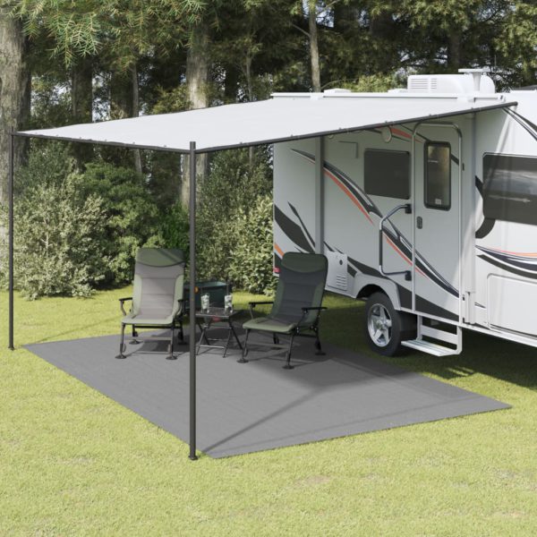 Campingmatte antrasitt 5×3 m