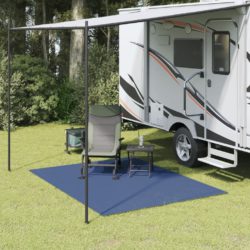 Campingmatte blå 2,5×2 m