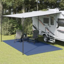 Campingmatte blå 5×3 m