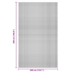 Campingmatte grønn 5×3 m