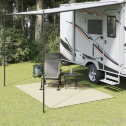 Campingmatte kremhvit 4×2 m