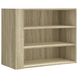 Veggskap sonoma eik 75x35x60 cm konstruert tre