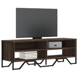 TV-benk brun eik 122x34x41 cm konstruert tre