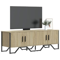 TV-benk sonoma eik 122x34x41 cm konstruert tre