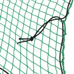 Tilhengernett med elastisk tau grønn 7×3,5 m PP