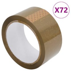 Emballasjetape 72 stk brun 48 mm x 66 m