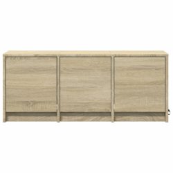 TV-benk med LED sonoma eik 97x34x40 cm konstruert tre