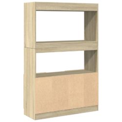 Highboard sonoma eik 92x33x140 cm konstruert tre