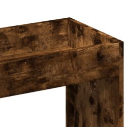 Highboard røkt eik 92x33x140 cm konstruert tre