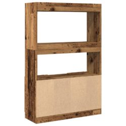 Highboard gammelt tre 92x33x140 cm konstruert tre