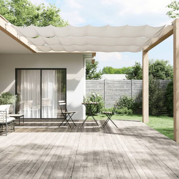 Vertikal markise hvit 60×800 cm oxfordstoff